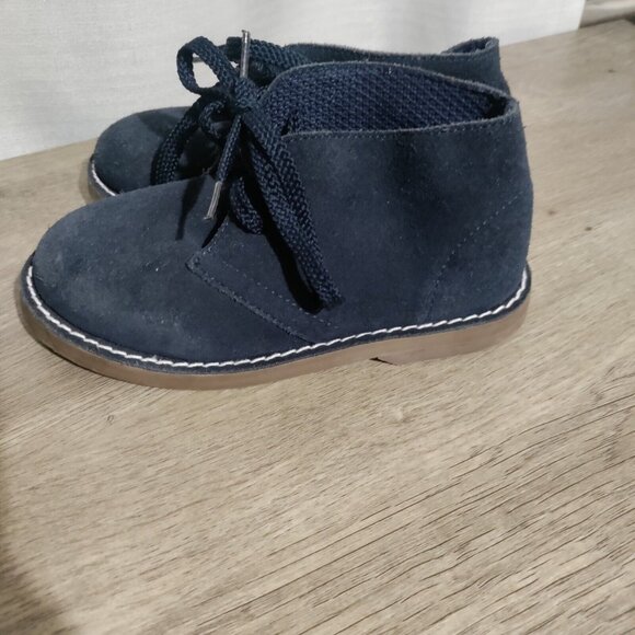 Crewcuts Other - J CREW CREWCUTS Blue  BOYS SUEDE LEATHER DRESS BOOTS SHOES KIDS K12